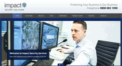 Desktop Screenshot of impactsecuritysolutions.co.uk